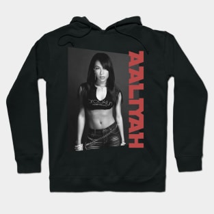 aaliyah classic monochrome Hoodie